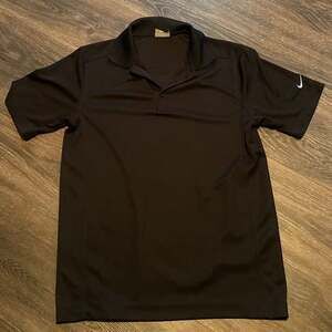 Nike Golf Tour Performance Dri-FIT Mens Black Polo Shirt